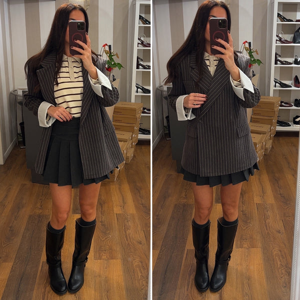 blazer nora - GRIGIO