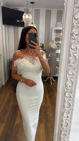 dress paloma - BIANCO