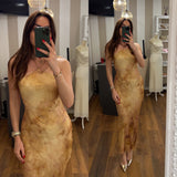 dress soleil - CAMEL