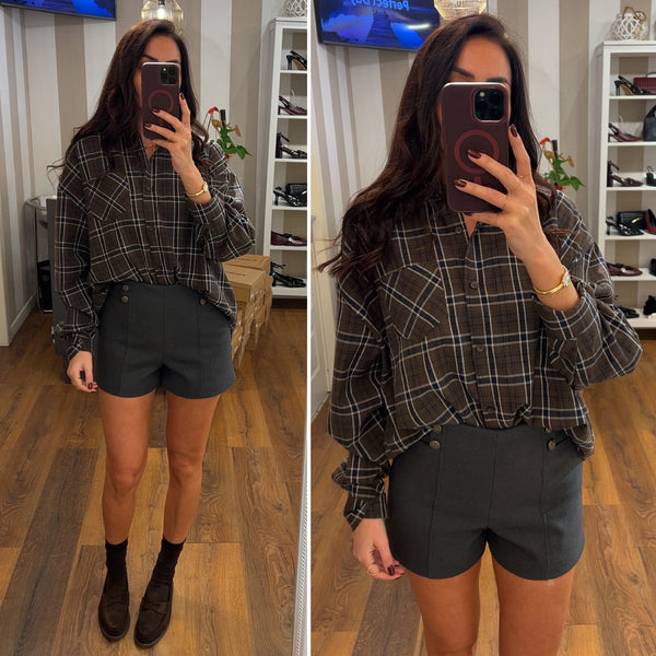 shorts penelope - GRIGIO