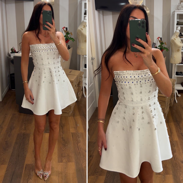 dress samira - BIANCO