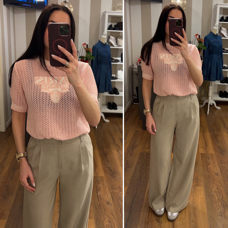pantalone kaily - TAUPE