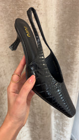 slingback emily - NERO