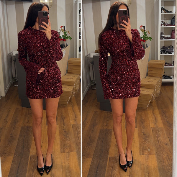 dress cherie - cherry