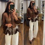 camicia ariel - CHOCO