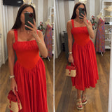 dress amanda - ROSSO