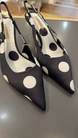 tacco polka - NERO