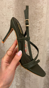 tacco cleopatra - VERDE OLIVA