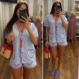 shirt hearts - CELESTE