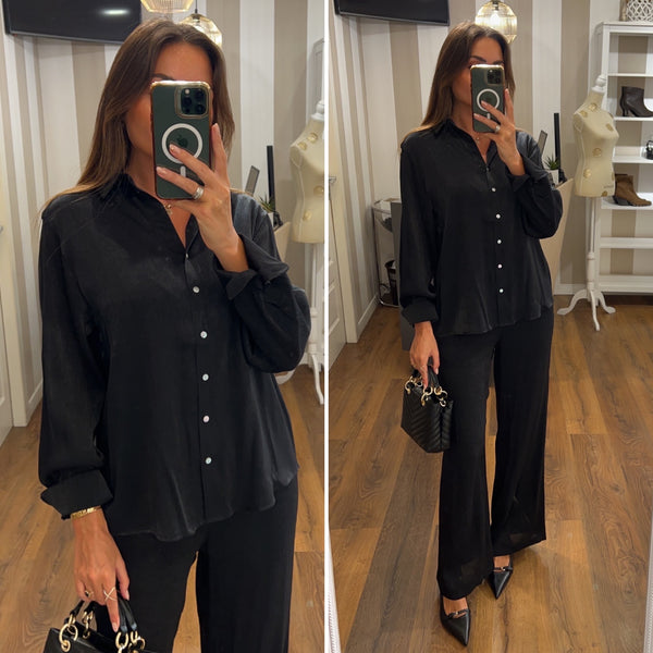 pantalone monamour - NERO