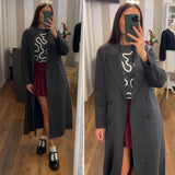 cappotto misto lana - GRIGIO