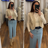 gilet boho - SAND