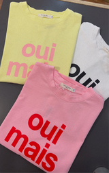 t-shirt oui mais no - ROSA
