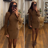 dress natalie - CHOCO