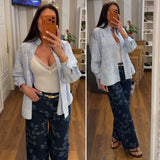 camicia ricami - CELESTE