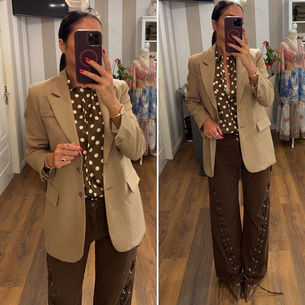 blazer paris - CAMEL