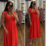 dress bella - ROSSO