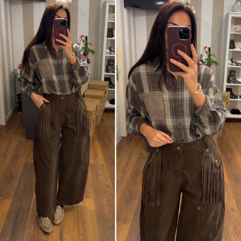 pantalone west - CHOCO