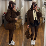 bomber costine - MARRONE