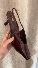 slingback emily - burgundy