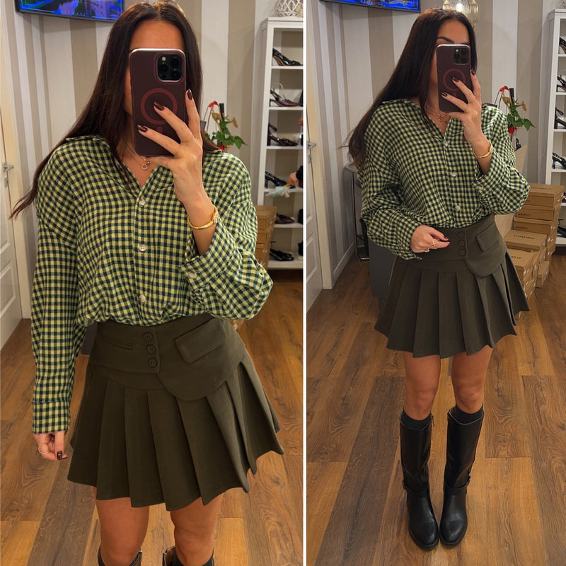 camicia west - VERDE