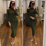 dress soleil - VERDE
