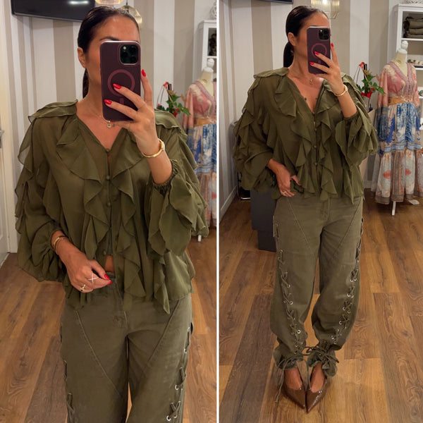 denim lamara - VERDE