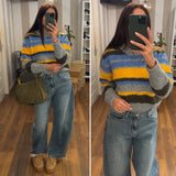 pull yellow - giallo/grigio