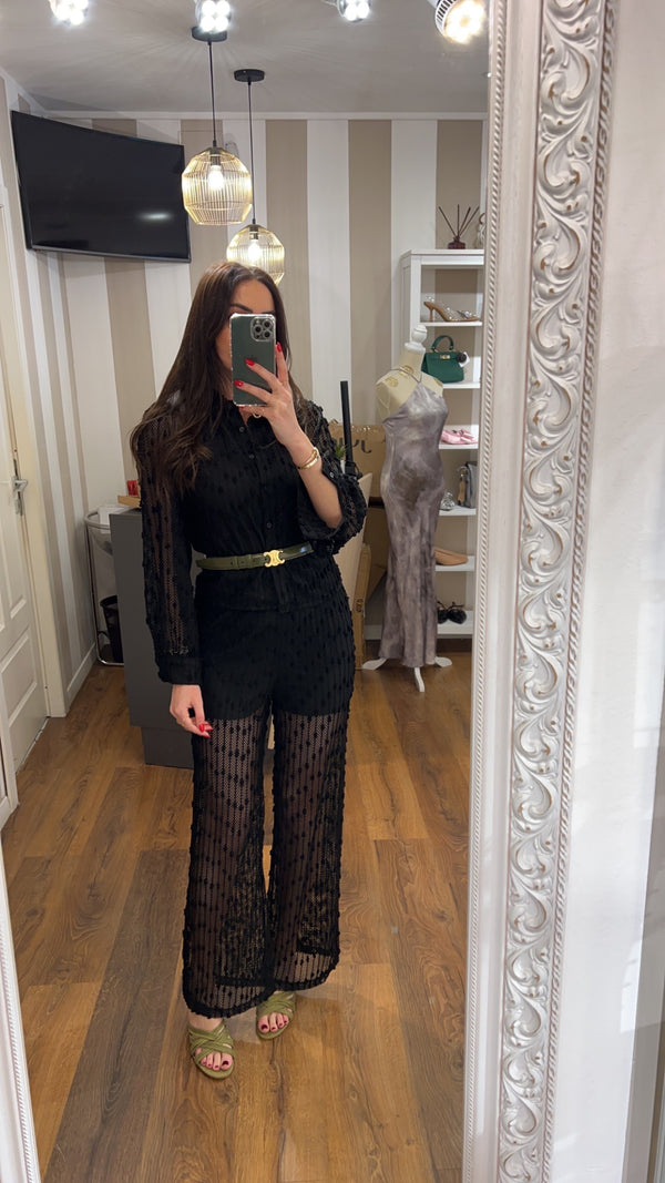 pantalone amalfi - NERO