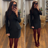 dress natalie - NERO