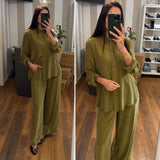 camicia claris - VERDE