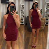 dress shine - BORDO
