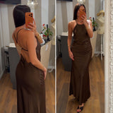 dress joelle - CHOCO