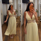 dress leonie - GIALLO