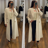 cappotto misto lana - PANNA