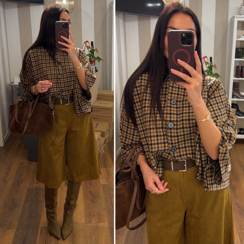 bermuda suede - CAMEL