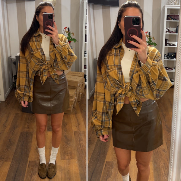 shirt autumn vibes - SENAPE