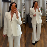 blazer kendall - BIANCO