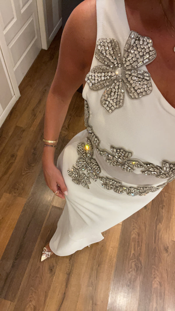 dress jolie - BIANCO