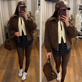 bomber costine - MARRONE