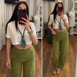 denim sangallo - VERDE