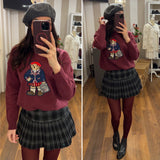 skirt noel - NERO