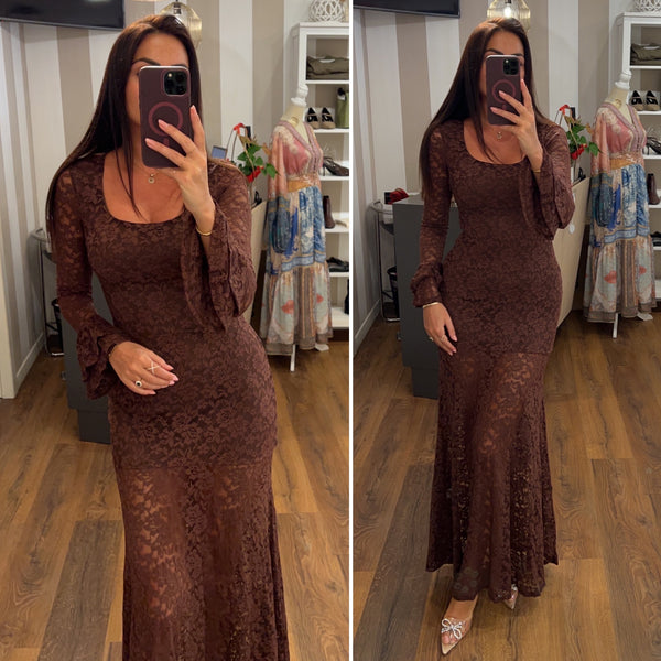 dress dantelle - CHOCO