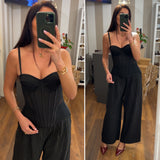 pantalone marlene - NERO