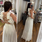 dress amal - BIANCO