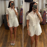 shorts camille - BIANCO
