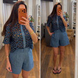 shorts stefany - BLUE