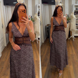 dress anais - melanzana