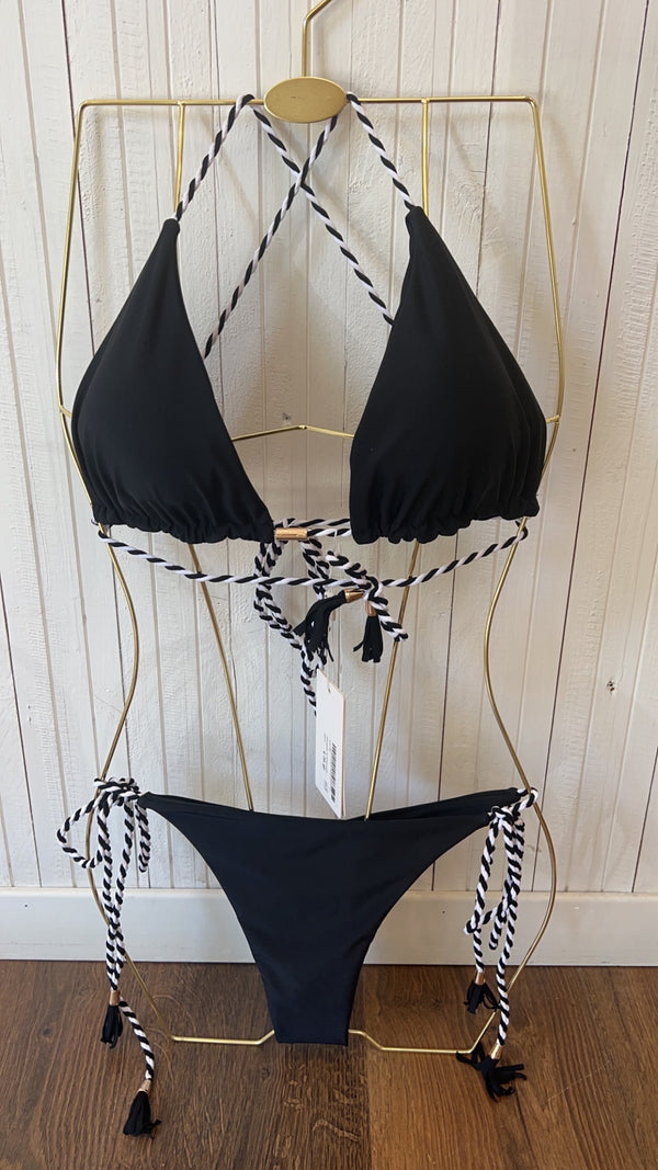 triangolo & brasiliano lacci jumeriah - NERO