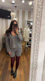 set pull&shorts - GRIGIO